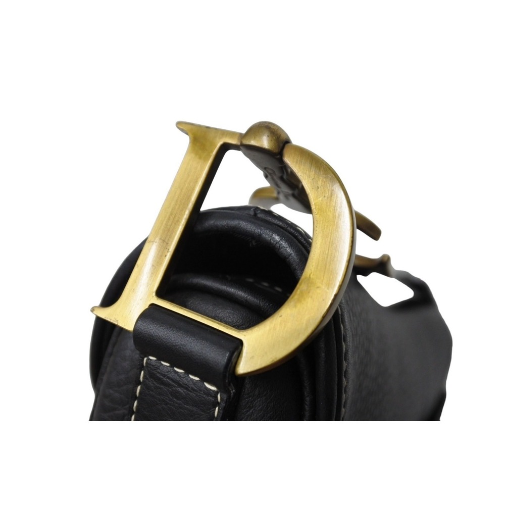 Christian Dior Saddle Bag One Shoulder Hobo Galliano Gold - Picture 7 of 10